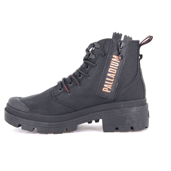 Bottes Palladium Pallabase Metro Femme Noir | FR ZCH921N